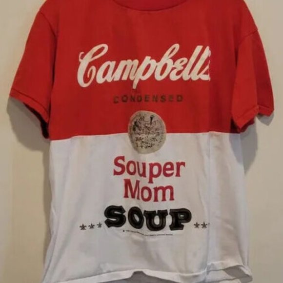 Vintage 1988 Campbell Souper Mom size XXL T-shirt Andy Warhol - Picture 6 of 7